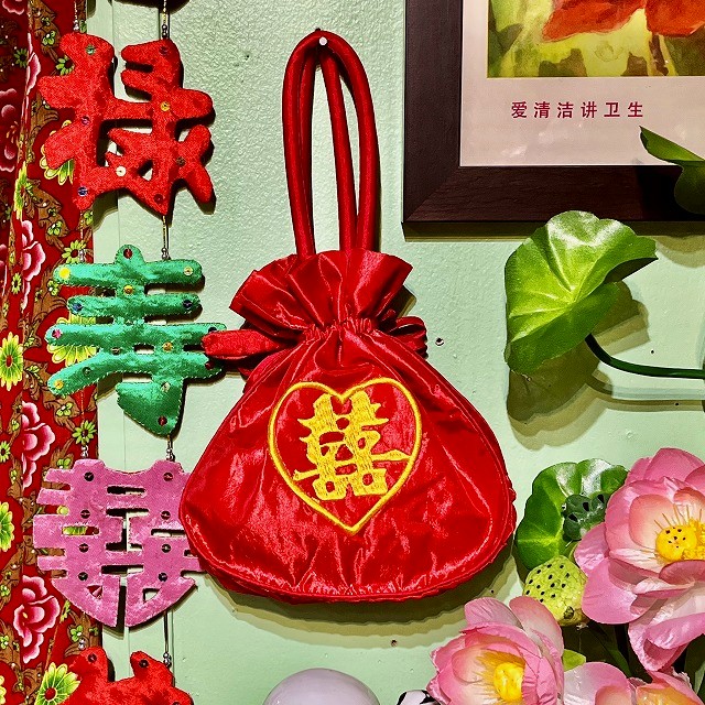 ダブルハピネス♡ミニ巾着バッグ