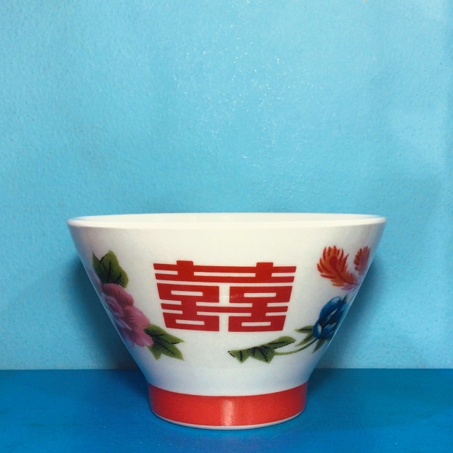 ダブルハピネスメラミンボウル/550ml